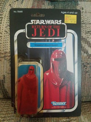 Star Wars Return Of The Jedi Rotj Vintage 65 Back 1983 Moc Emperor 