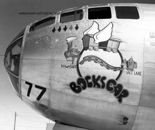 Bockscar B - 29 Bomber Dropped Fat Man Atomic Bomb Nagasaki 8 " X 10 " Wwii Photo 186