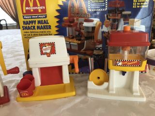 Vintage 1993 McDonald ' s Happy Meal Magic Snack Maker - Hamburger,  Fry & Drink 3