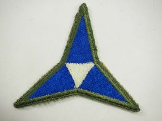 Wwii U.  S.  3rd Army Corps Shoulder Patch Green Border