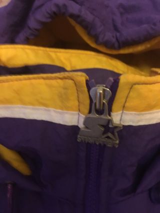 Vintage Starter University of Washington Huskies jacket RARE 1/2 Zip Size XL 8