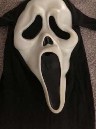 Gen 1 Fantastic Faces Ghostface Scream Mask Vintage Cloth Fun World Div Rare 2