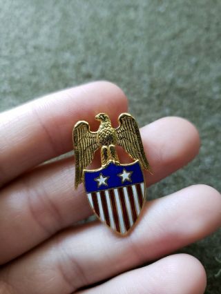 Wwii Us Army Aide De Camp Aide To Major General Officers Collar Insignia Pin