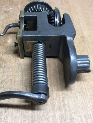 Vintage Pexto Seaming Crimper Machine With Stand 5