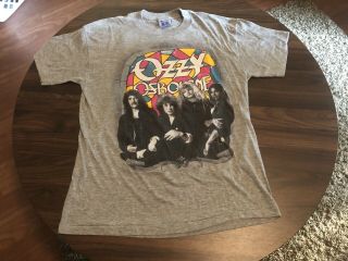 Vintage OZZY OSBOURNE No Rest For the Wicked Tour Shirt Large 1988 Rare 3