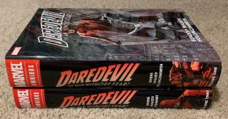 Daredevil Omnibus Vol 1 & 2 By Brian Bendis Hc Hardcover Set - - Rare & Oop