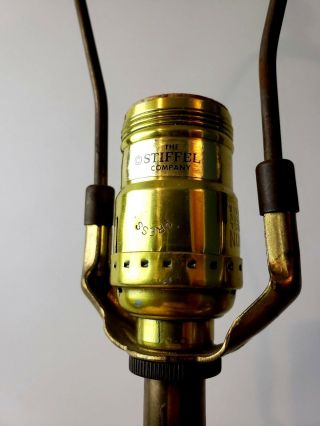 Vintage Brass Stiffel Trophy Table Lamp 2