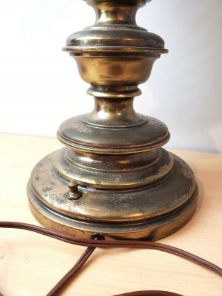 Vintage Brass Stiffel Trophy Table Lamp 5