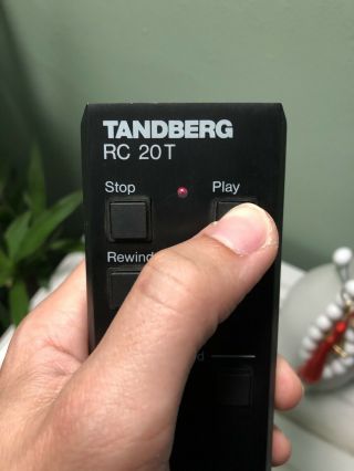 ULTRA RARE Tanberg RC 20T Remote Control For Tandberg 3014 Cassette Deck LOOK 7