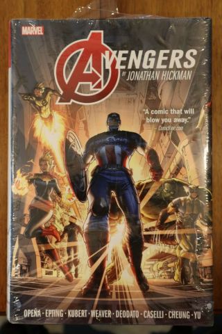 Avengers By Jonathan Hickman Volume 1 Omnibus Hardcover Hc Rare Oop