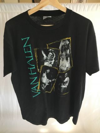 1988 Vintage Van Halen World Tour Tee Made In Usa Single Stitch Size Xl