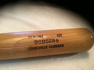 Vintage Louisville Slugger U1 Dodgers Bat Fluted Handle