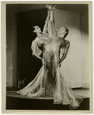 Risqué Grisha & Brona Fine Art Deco Dancers Vintage 1930s Volpé Photograph Rare