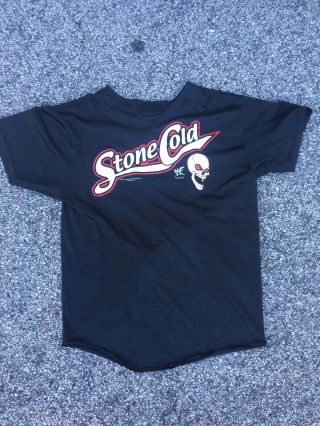 Rare Vintage Wwf Stone Cold Steve Austin 3:16 Baseball Jersey Sz Xxl Great Cond