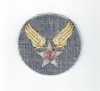 OLD VINTAGE WWII U.  S.  ARMY AIR FORCE USAAF FELT INSIGNIA PATCH (ref.  a147) 2