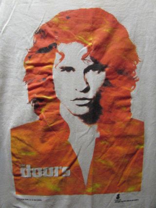 Vintage 1991 The Doors Oliver Stone Movie Long Sleeve Large Shirt Val Kilmer Oop