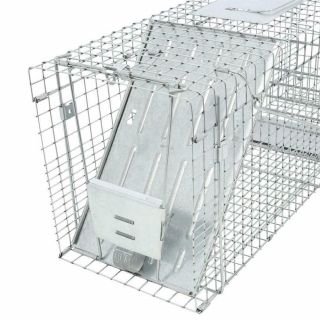 Feral Cat Rescue Kit Collapsible Live Animals Trap Cage Divider COver Door Hook 2