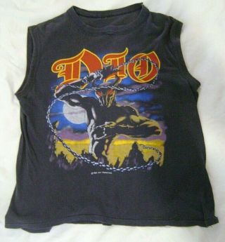 Dio Vintage Holy Diver Concert Tank T Shirt 1984 Color