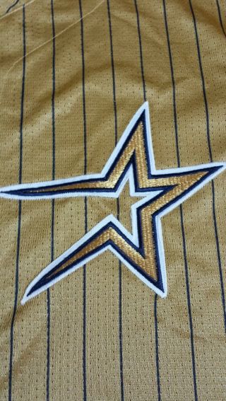 Vintage Houston Astros Majestic Gold Jersey Size XL 3