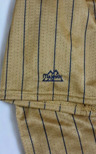 Vintage Houston Astros Majestic Gold Jersey Size XL 4