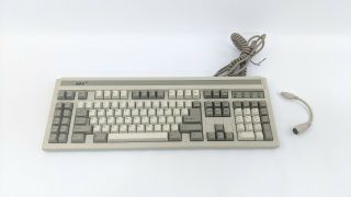 Vintage 101,  Mechanical Keyboard White Alps Clicky Keys Din - 5 To Ps/2 Adapter