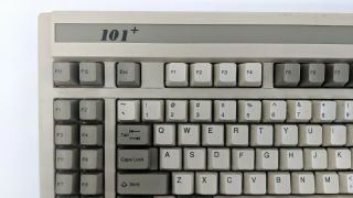 Vintage 101,  Mechanical Keyboard White Alps Clicky Keys Din - 5 to PS/2 Adapter 2