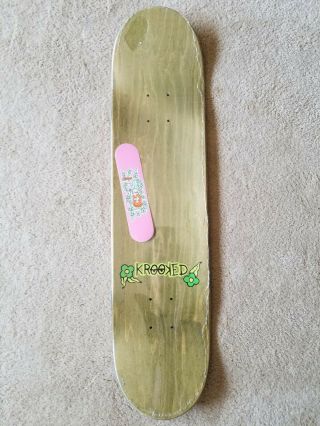 Rare Nos 2003 Dan Drehobl krooked skateboard deck Mark Gonzales art 2