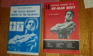 Vintage JOE WEIDER Champion Muscle Building Course 7 Lessons & More 1957 3