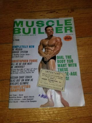Vintage JOE WEIDER Champion Muscle Building Course 7 Lessons & More 1957 4
