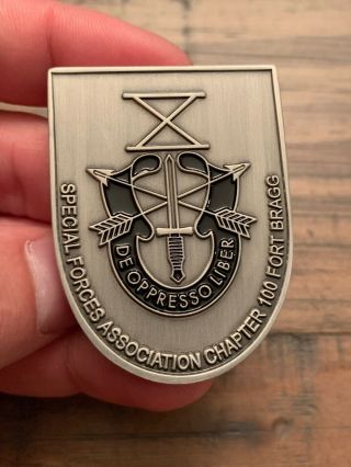 Ultra Rare Crazy Limited Special Forces Metal Of Honor Odd Shaped Challenge Coin