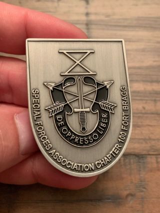 Ultra RARE Crazy Limited Special Forces Metal Of Honor Odd Shaped Challenge Coin 2