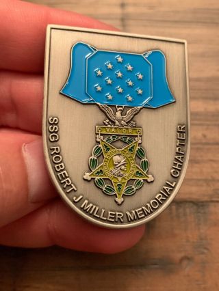 Ultra RARE Crazy Limited Special Forces Metal Of Honor Odd Shaped Challenge Coin 6