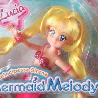 Mermaid Melody Sailor Moon Pichi Pichi Pitch Luchia Doll Giochi Preziosi RARE 5