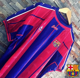 Barcelona 1997/1998 Authentic Kappa Vintage Home Shirt (xl)