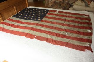 Vintage 1908 - 1912 46 Star US Flag 2