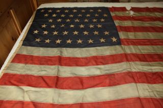 Vintage 1908 - 1912 46 Star US Flag 4