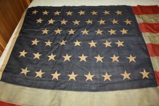 Vintage 1908 - 1912 46 Star US Flag 5