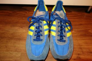 RARE VINTAGE ' 80 ADIDAS TRX TRAINERS,  MADE IN WEST GERMANY,  UK 8,  EU 42 3