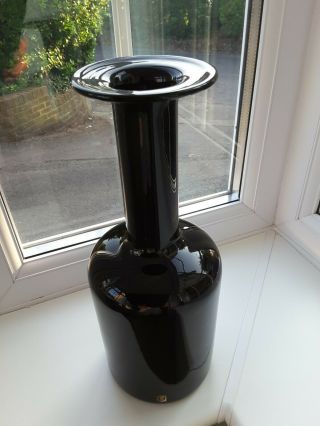 Vintage Gul Vase Design By O.  Brauer,  Made By Cascade Glass Under Licence C1970