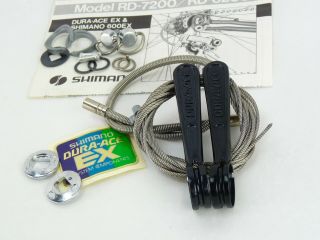 Dura Ace Shifters Shimano Ex 7210 Down Tube Vintage Bike 4.  5mm A - Type Nos