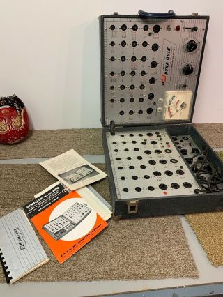 Vintage B&K Dyna - Quik 650 Mutual Conductance Tube Tester Checker,  610 Test Panel 3