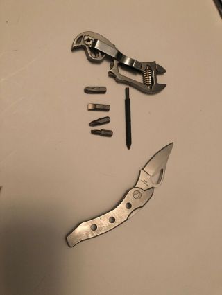 Rare Vtg Spyderco Byrdrench Multi - Tool Knife Byrd Wrench Plain Edgediscontinued