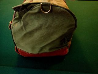 Vintage Gokey (Orvis) Canvas/Leather Medium Duffle Travel Bag St Paul MN USA 2