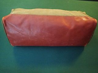 Vintage Gokey (Orvis) Canvas/Leather Medium Duffle Travel Bag St Paul MN USA 4