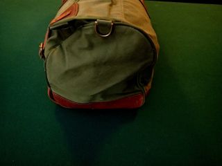 Vintage Gokey (Orvis) Canvas/Leather Medium Duffle Travel Bag St Paul MN USA 5