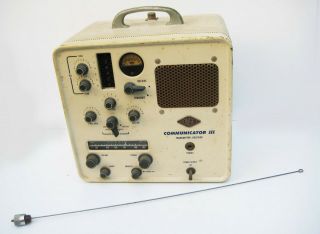 Vintage Gonset Am 6 Meter Communication Iii Ham Shortwave Radio 2 Way