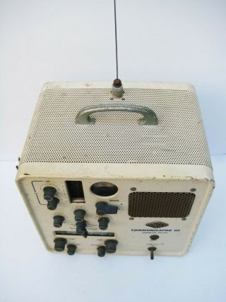Vintage Gonset AM 6 Meter Communication III Ham Shortwave Radio 2 Way 2
