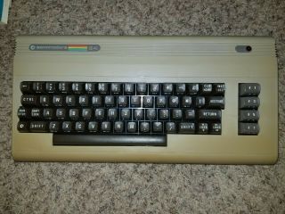 Vintage Commodore 64 Computer w/ Box,  Cables,  & POWERS ON,  NO VIDEO 2