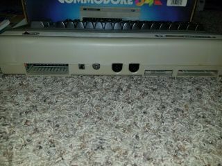 Vintage Commodore 64 Computer w/ Box,  Cables,  & POWERS ON,  NO VIDEO 3