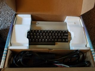Vintage Commodore 64 Computer w/ Box,  Cables,  & POWERS ON,  NO VIDEO 8